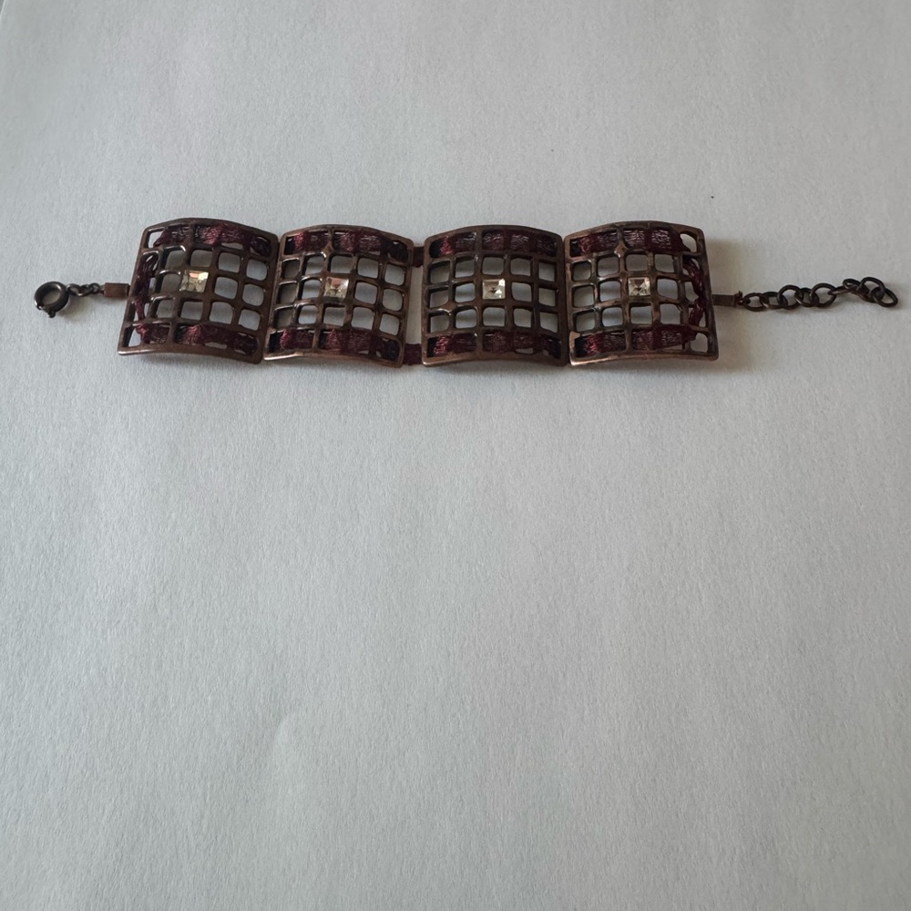 Vintage Style Grid Bracelet